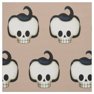 Rebel Skull Fabric