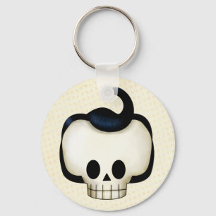 Rebel Skull Keychain