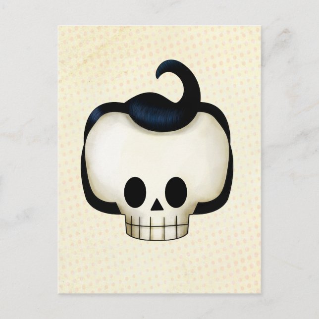 Rebel Skull Postcard (Front)