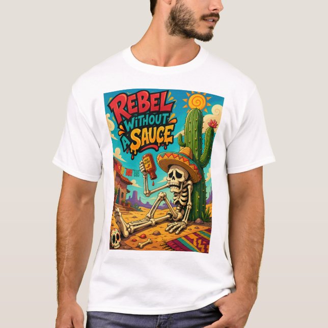 Rebel without a sauce T-Shirt (Front)