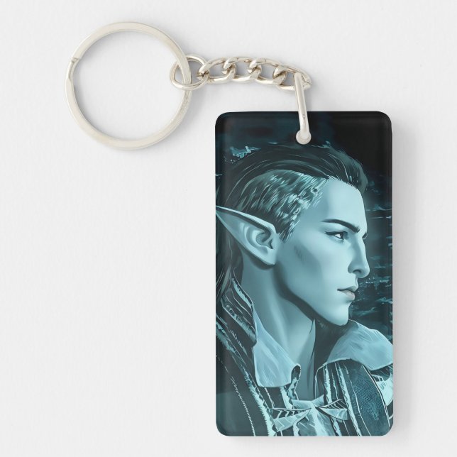 Rebel Wolf Keychain (Front)