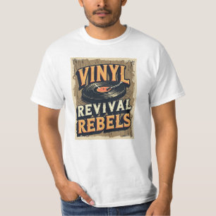 Rebelles Vinyl Revival - T-Shirt Retro Music Lover