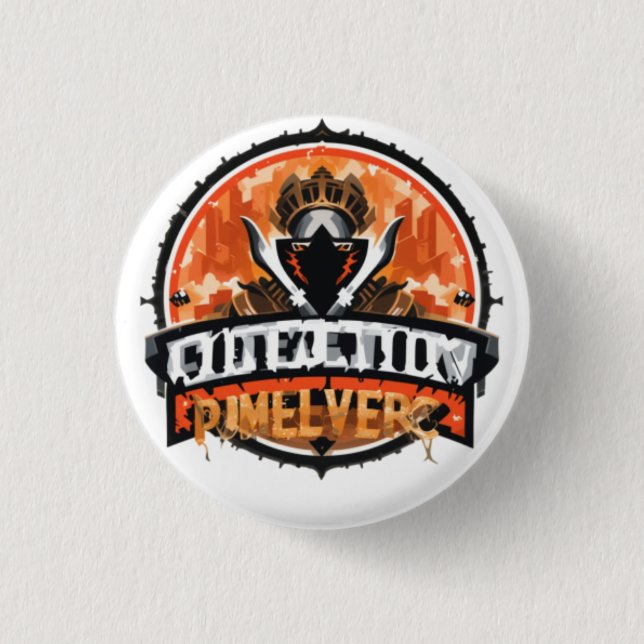 Rebellion King: Rise of the Masked Warrior 1 Inch Round Button (Front)