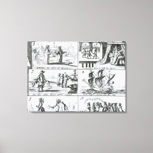 Rebellion, the effect of monasteries canvas print