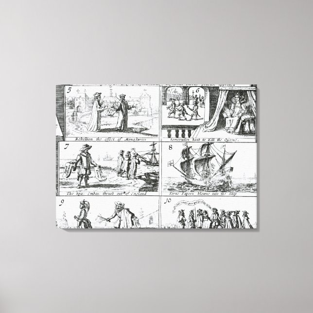 Rebellion, the effect of monasteries canvas print (Front)