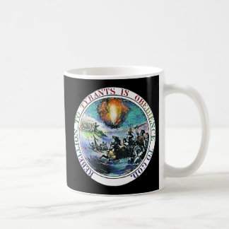 Rebellion to Tyrants Ben Franklin Great Seal Coffee Mug
