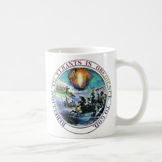 Rebellion to Tyrants Great Seal Franklin Version Coffee Mug