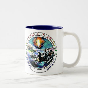 Rebellion to Tyrants is Obedience to God Two-Tone Coffee Mug