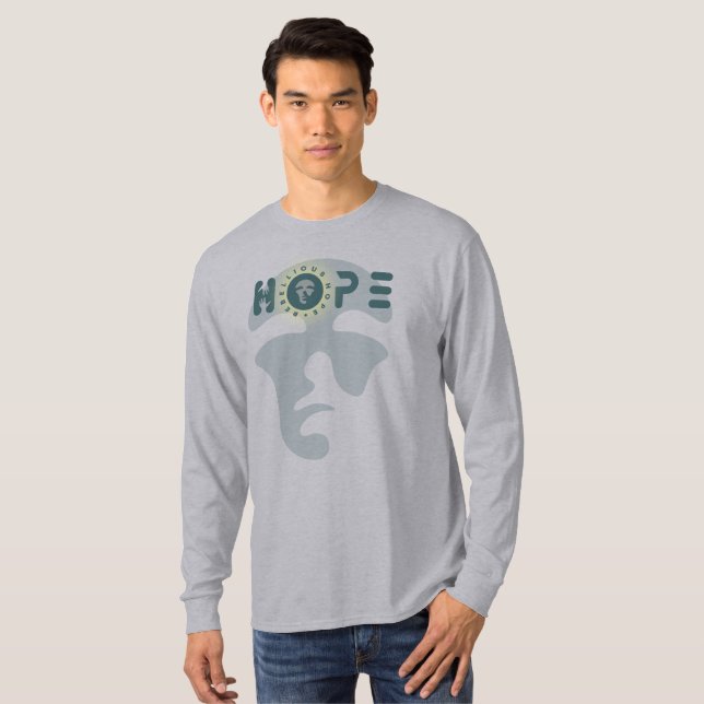 Rebellious Hope | Men Long Sleeve T-Shirt (Front Full)