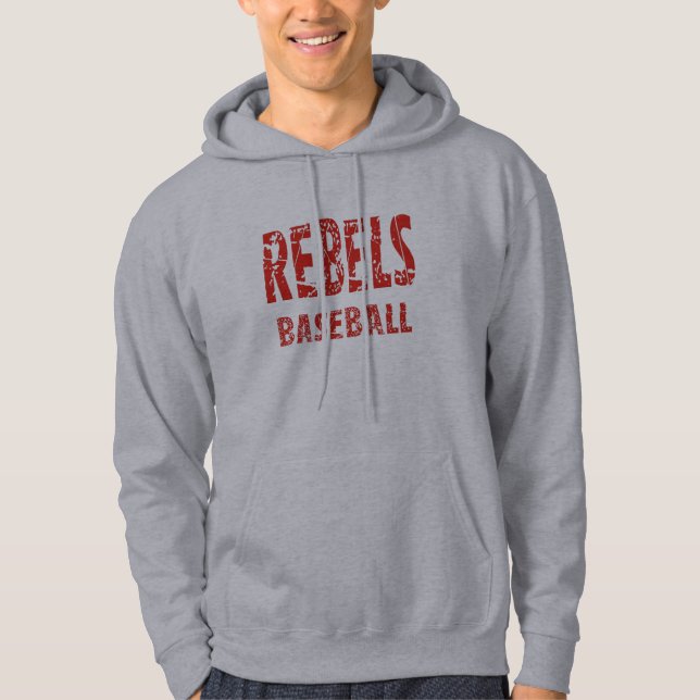 REBELS Baseball Good Luck Hoodie (Front)