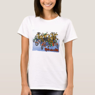 "Rebels without a Claus" Ladies Tee Shirt