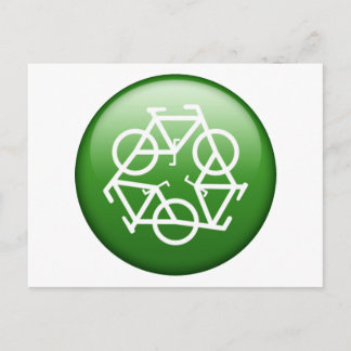 ReBicycle Green Postcard