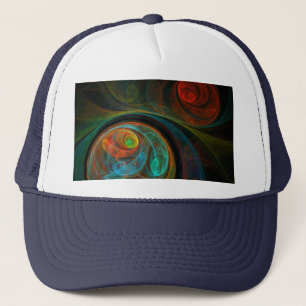 Rebirth Abstract Art Hat