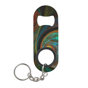 Rebirth Abstract Art Keychain Bottle Opener