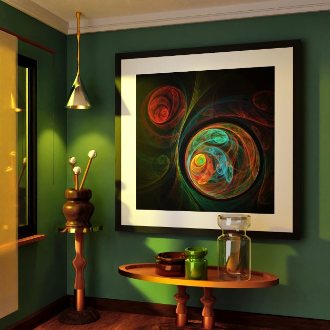 Rebirth Abstract Art Print (Rebirth Abstract Art Poster)
