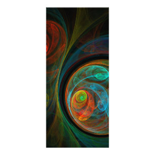 Rebirth Abstract Art Rack Card