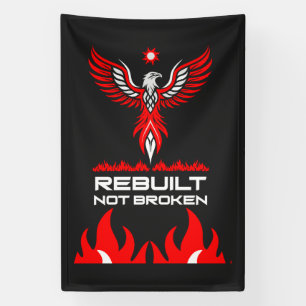 Rebirth And Strength Phoenix Banner