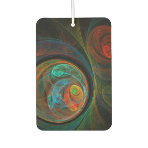 Rebirth Blue Abstract Art Air Freshener