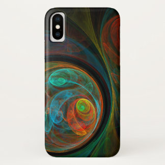 Rebirth Blue Abstract Art Case-Mate iPhone Case