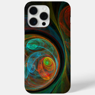 Rebirth Blue Abstract Art iPhone 15 Pro Max Case