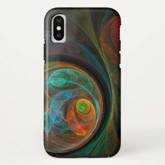 Rebirth Blue Abstract Art Case-Mate iPhone Case