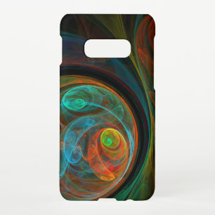 Rebirth Blue Abstract Art Matte Samsung Galaxy Case