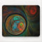 Rebirth Blue Abstract Art Mousepad