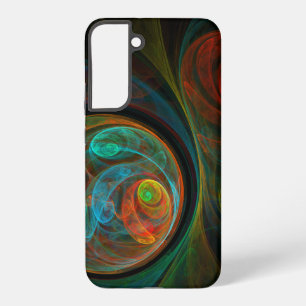 Rebirth Blue Abstract Art Samsung Galaxy Case