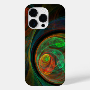 Rebirth Green Abstract Art Case-Mate iPhone 14 Pro Case