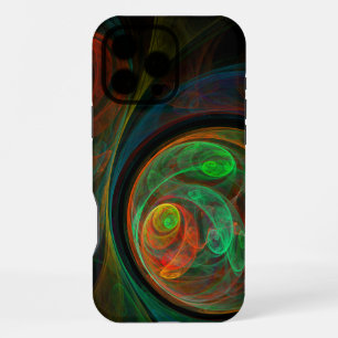 Rebirth Green Abstract Art iPhone 16 Pro Max Case