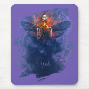 Rebirth. Skeleton with wings rising up Mouse Pad