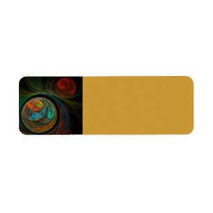 Rebirth Spiral Modern Cosmic Abstract Art