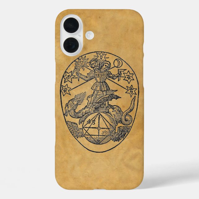 Rebis Hermaphrodite Symbol Case-Mate iPhone Case (Back)