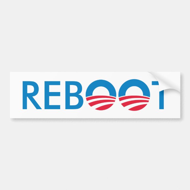 Reboot Bumper Sticker (Front)