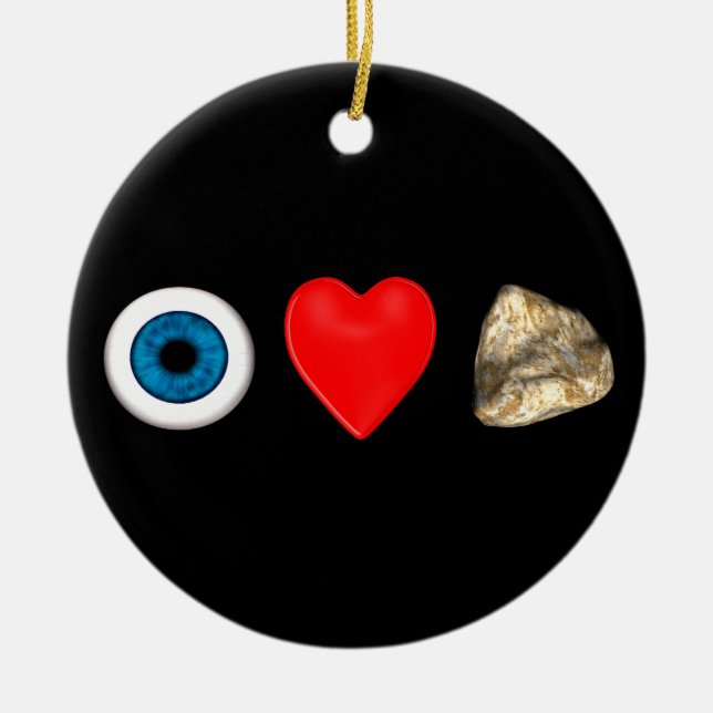 Rebus For Physicists Ceramic Ornament (Front)