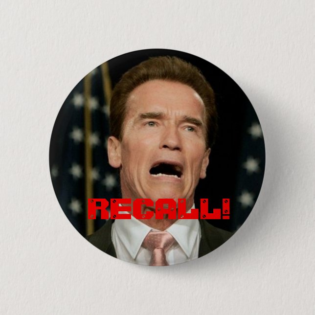 Recall Arnold 2 Inch Round Button (Front)