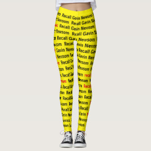 Recall Gavin Newsom Leggings