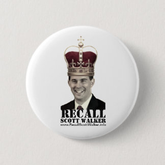 Recall Scott Walker Button