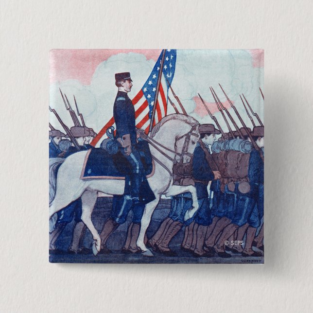 Recaptured: A Philippine War Story 2 Inch Square Button (Front)