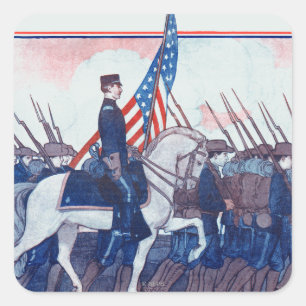 Recaptured: A Philippine War Story Square Sticker