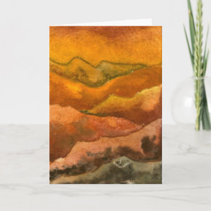 "Receading Hills #2" Country Roads Greeting Card