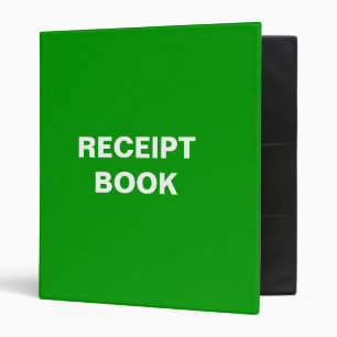 Receipt Binder