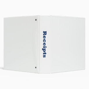Receipt binder