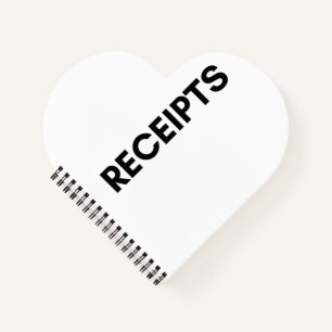 receipts notebook