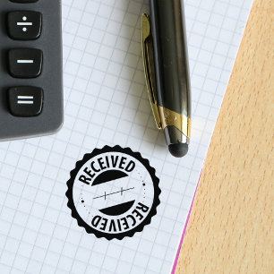 Received, Accountant, Small Business Rubber Stamp