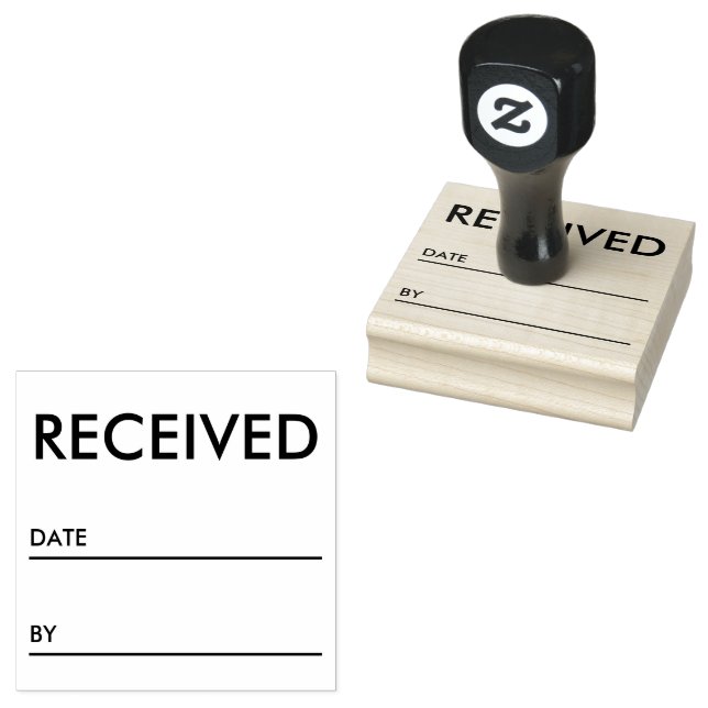 Received Professional Office Rubber Stamp (Stamped)