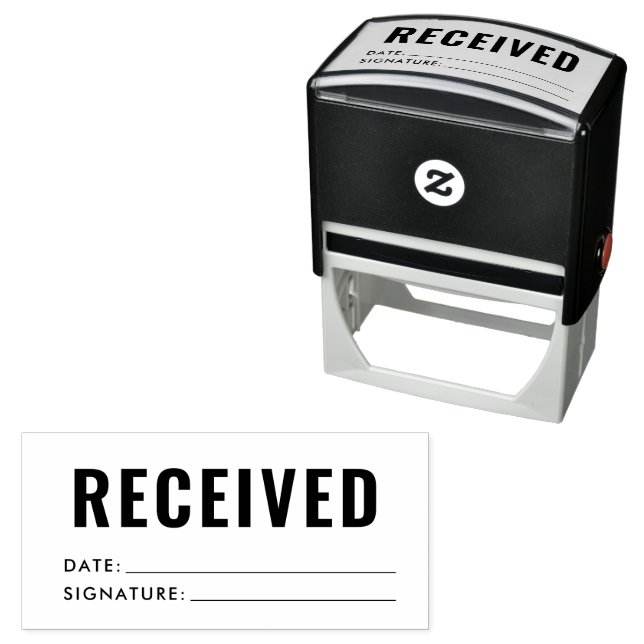 Received Self-inking Stamp (In Situ)