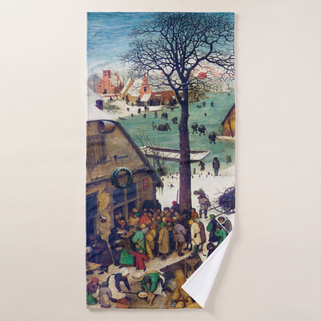 Recensement à Bethléem, Pieter Bruegel (Serviette de bain)