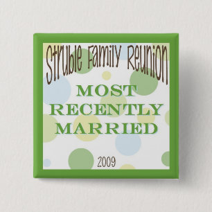 recentwed 2 inch square button