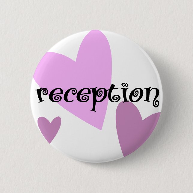 Reception 2 Inch Round Button (Front)